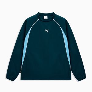 푸마 남성용 RETRO 컬러블록 오버사이즈 우븐 크루 634279-06