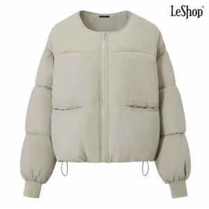 정상가:99,000원 ㅣ 캐주얼 밑단 스트링 집업 패딩 점퍼 (DP4JJ022A)