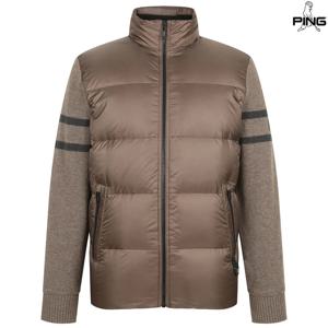 [양말드림]남성 니트 소매 구스 다운 점퍼 111D4JP304_BR