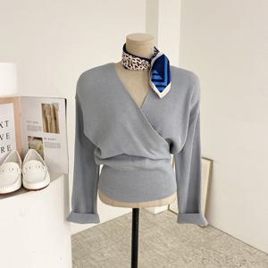 [브리치] 허니제이 / 빌라엠 골지 랩 여유핏 니트(5color)