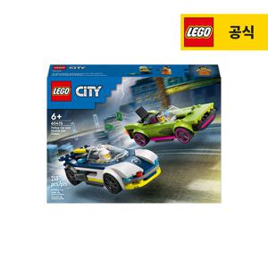시티 60415 경찰차와 머슬카 추격전