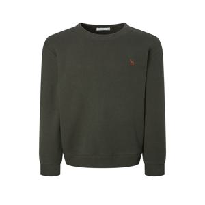 남성 [[24FW]] WHTS4D446K3 [스테디셀러] 카키 짜임 면 맨투맨티셔츠