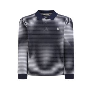 남성 [[24FW]] WHTS4D303N3 [스테디셀러] 네이비 스트라이프 면 긴팔카라티셔츠