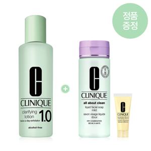 [롯데백화점](1)(단독 3STEP) 각 질케어토너 1.0  400ml (+진정클렌저 200ml 정품  노란로션 15ml)