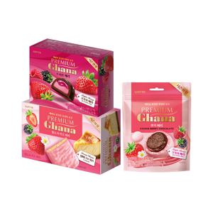 프리미엄 가나 트리플베리 68g x1개+쿠키 베리 67g x1개+랑드샤 치즈 베리 91g x1개