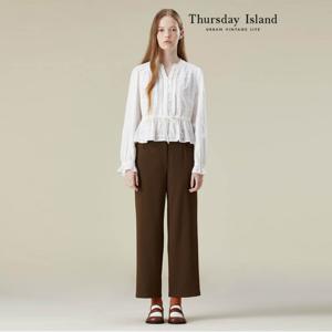 [정상가-159000원][Thursday Island] 뒷 밴딩 일자 팬츠(T236MPT135W)