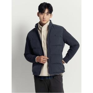 [정가 579,000원] 니트소매 구스 다운  네이비 (BC5X38C24R)