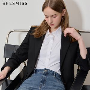 (SHESMISS)] 헤리티지 베이직 투버튼 재킷 (택가격: 368000원)