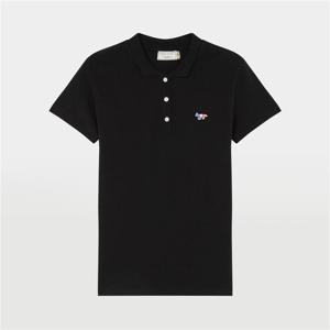 트리컬러 폭스 패치 폴로 반팔 티셔츠 DW00202KJ7002 BK