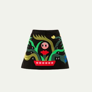 정원앞치마 (자수형)