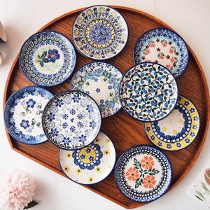 폴란드그릇  소서(미니접시)10cm