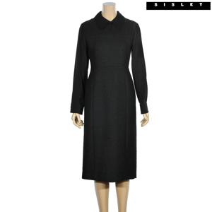 아울렛 투톤 포인트 트위드 원피스 SAOPC5261_BK