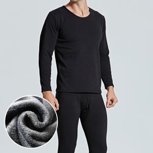 남성 방풍 융 기모 발열 내의 상하의 세트