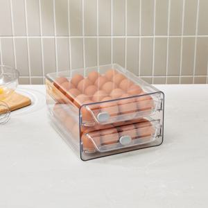 2단 서랍형 계란보관함 40구