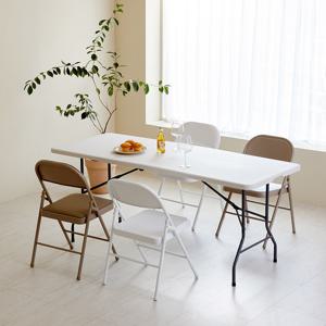 브리즈 1800 브로몰딩 접이식 야외 캠핑 4인용 6인용 테이블세트 의자 4개 6개