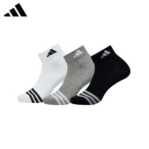 아디다스 골프 삼선 발목양말 3개입 남녀용 JD6571 JD6572 JD6573
