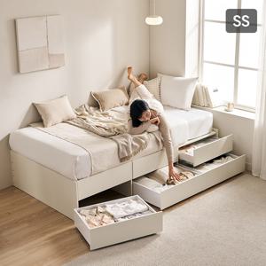식스 6단 400서랍 빅수납 침대(매트제외-슈퍼싱글)