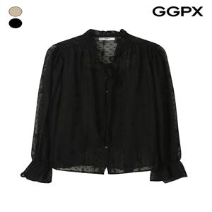 프릴넥 이너 세트 레이스 블라우스 (GP8SH036F)