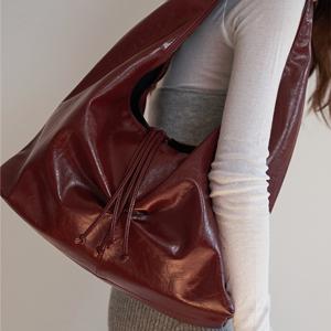 노아 집 토트백 체리 버건디