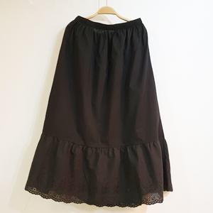 [시골양품점]100%면레이스 롱 허리속치마[EM230]길이도 폭도 롱사이즈 넉넉해요프리~88