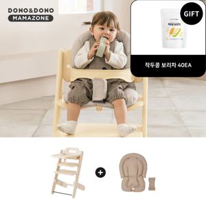 [작두콩보리차 40EA 증.정] 도노맘마존 아기 이유식의자 하이체어+쿠션 세트