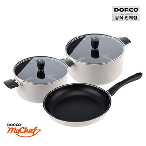 에델스타인IH 인덕션 팬냄비3종세트[팬28+양수20+양수24]