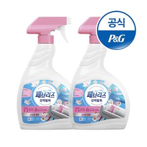 섬유탈취제 은은한꽃 향 900ml 대용량 2개