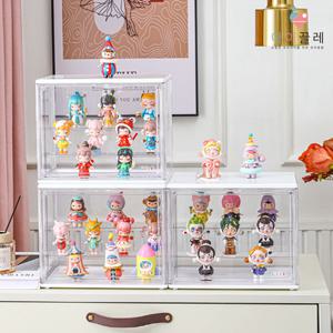 아이끌레 큐브 아크릴 피규어 보관함 화이트