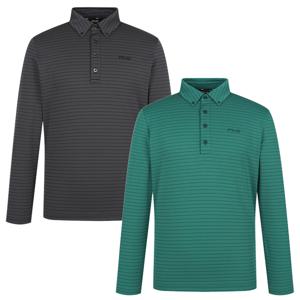 남성 스트라이프 카라 티셔츠 111D3TO182