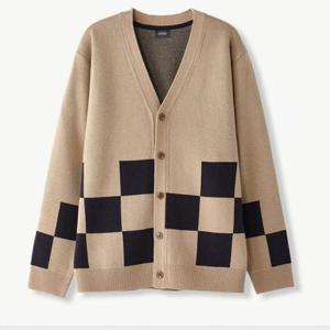 STCO 세이브존04 체커보드 패턴 가디건 1KG24151S