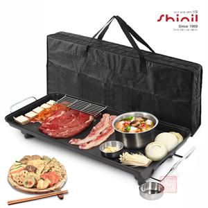 국산 초대형 와이드그릴 다이아몬드코팅 명절 부침요리 전기그릴 전기팬 전기후라이팬 바베큐