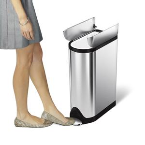 [Simplehuman]  디럭스 버터플라이 페달 휴지통_18L / SPH-CW2058