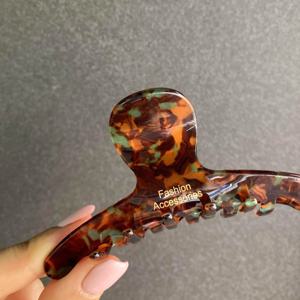 (쓰러담아) 프렌치 집게핀 고급 셀룰로오스 머리핀 집게핀 머리집게 똥머리 올림머리 프랑스핀