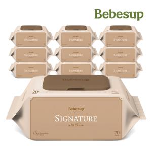 시그니처 위드 브라운 물티슈 70매 캡 10팩 베스트셀러