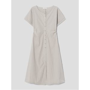 반소매 롱 원피스  베이지 (325871LY3A)