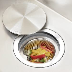 무디타 304 스텐 탈수기호환 배수구망 & 고급형 커버 세트 / 싱크대덮개 싱크대거름망