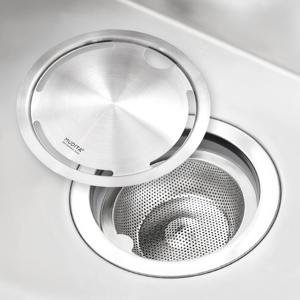 무디타 304 스텐 탈수기호환 배수구망 & 커버 세트 / 싱크대덮개 싱크대거름망