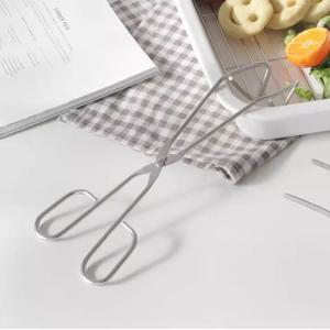 304 재질 스텐 고기집게 가위형 삼각 집개 캠핑가위 가위집게 스텐집게 치킨집게 스텐주방집게