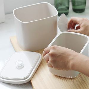 ECOCO 물빠짐 미니 압축 음식물 쓰레기통 2리터 오륜산업