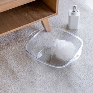 간이 투명 세숫대야  중형  욕실 주방 볼 바가지 대야 세수대야 물통 양동이