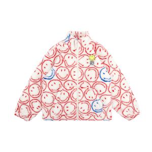 [주니어]스마일리 오리지널스 올오버 패딩 부클 재킷_IB54JL703