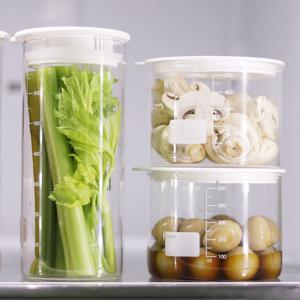 듀오 컨테이너 내열 유리 밀폐용기 500+700ml / 물병 밀프렙 샐러드보틀 유리병 캐니스터