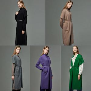 메리노울100롱가디건+벨트