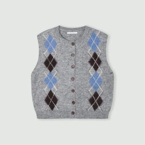 아가일 니트 베스트_CD5WV500