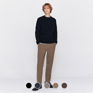 지오다노 남성 겨울 기모 테이퍼드핏 히든밴딩 스판 슬랙스 115915