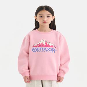 [정가 59000원]아웃도어 그래픽 기모 맨투맨 (핑크) OD254IMM02_PNK