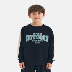 [정가 59000원]바시티 레터링 기모 맨투맨 (블랙) OD254IMM04_BLK