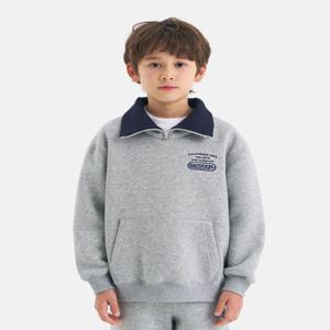 [정가 69000원]기모 반집업 맨투맨 (멜란지) OD254IZM05_MLG