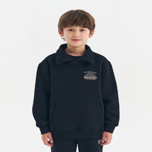 [정가 69000원]기모 반집업 맨투맨 (블랙) OD254IZM05_BLK