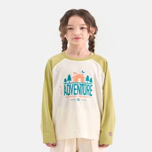 [정가 42000원]라글란 그래픽 티셔츠 (올리브 그린) OD253ILS07_OLI